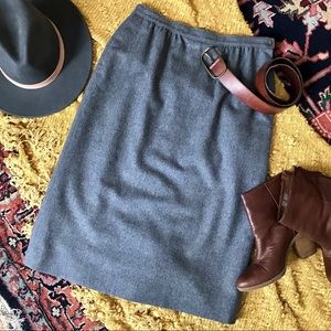 Vintage Pendleton wool pencil skirt